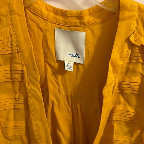 Anthropologie Dresses Anthropologie Odille Dress Mustard Yellow 2